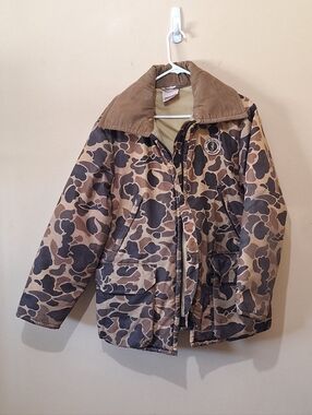 Vintage Mustang Tan Camoflauge Floatation Jacket